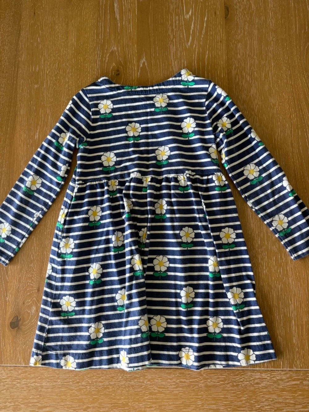 Mini Boden Girls Daisy and Stripe Dress